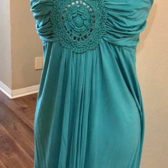Aqua jersey sundress - Picture 3 of 5